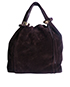Saba Hobo Bag, &pound;90, Handbags, Brown, Suede, Front view